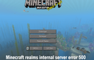 Minecraft Realms internal Server Error 500